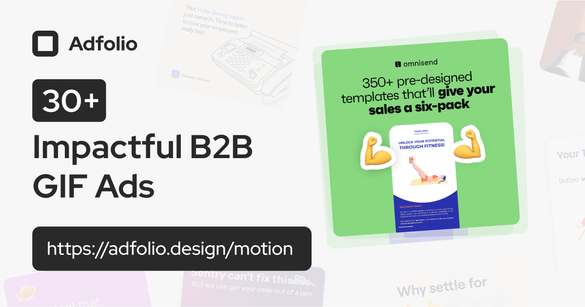 Adfolio Impactful B2B GIF Ads - Adfolio | Adfolio